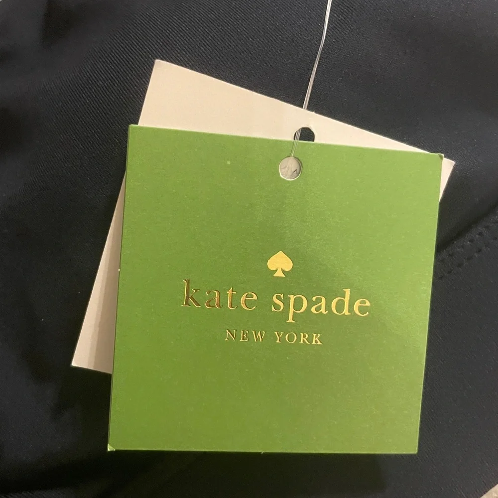 Kate Spade New York Navy White Colorblock Sports Bra Tank Size Small NWT